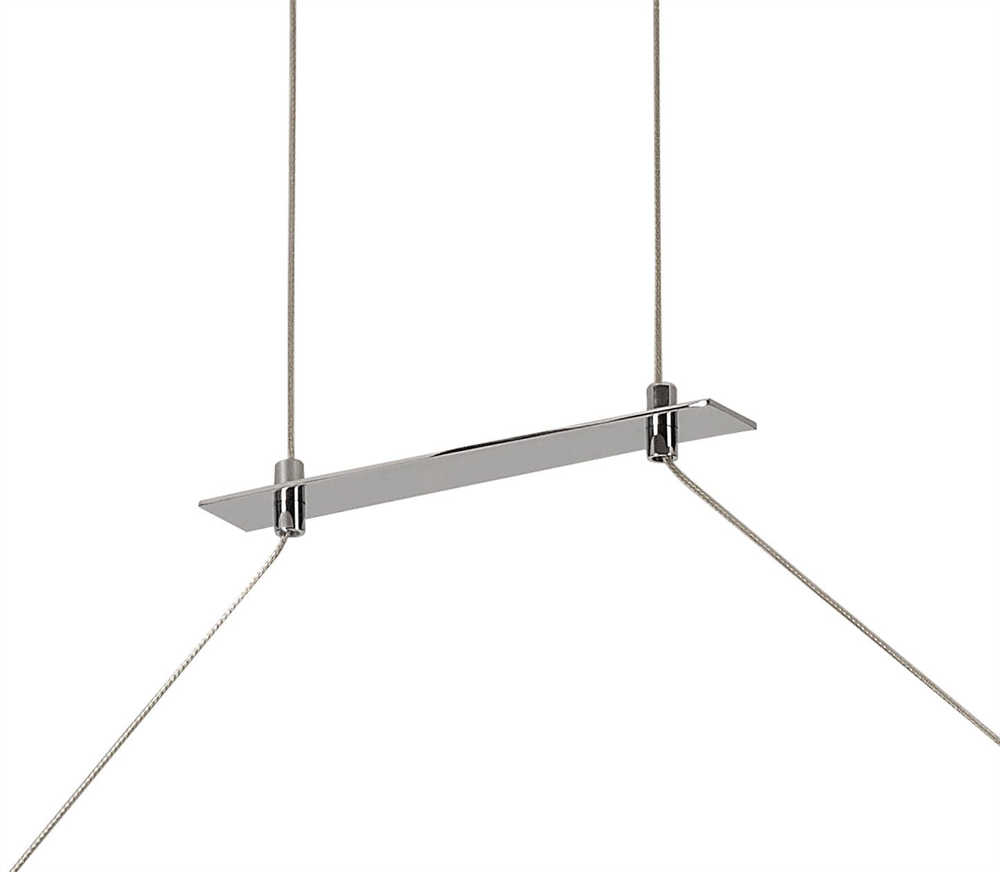 Sahara II Linear Pendant, 40W LED, 3000K, 3000lm, IP20, Chrome, 3yrs Warranty by Mantra