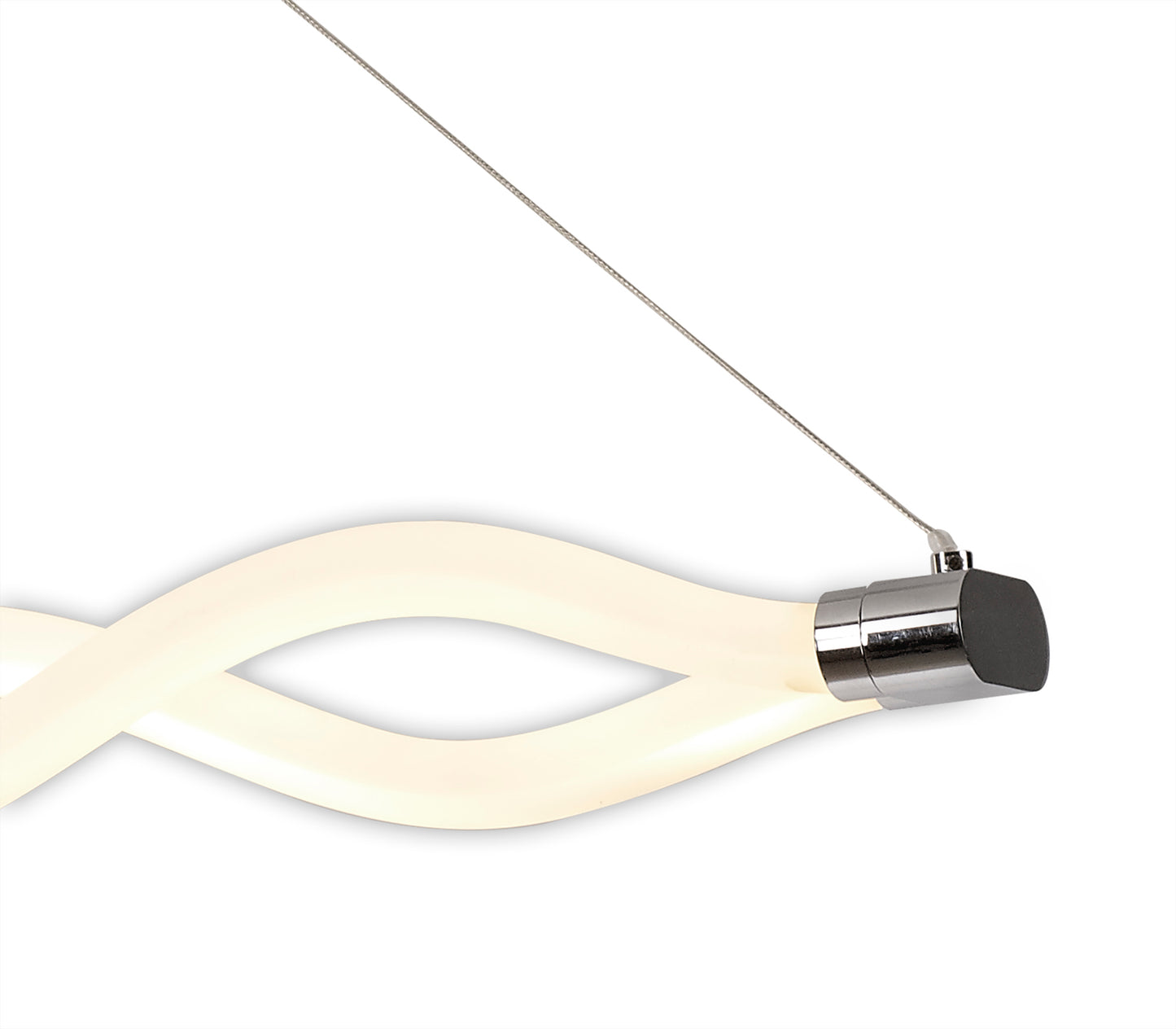 Sahara II Linear Pendant, 40W LED, 3000K, 3000lm, IP20, Chrome, 3yrs Warranty by Mantra