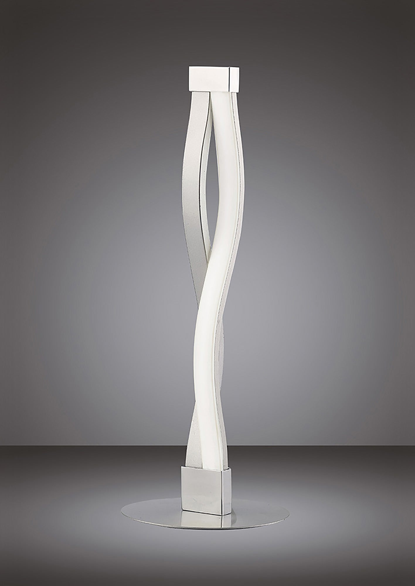 Sahara Table Lamp 6W LED 3000K, 420lm, Silver/Frosted Acrylic/Polished Chrome, 3yrs Warranty by Mantra