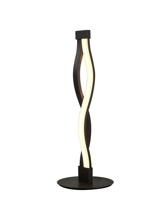 Sahara Brown Oxide Table Lamp 6W 2800K, 420lm, Brown Oxide/White Acrylic, 3yrs Warranty by Mantra