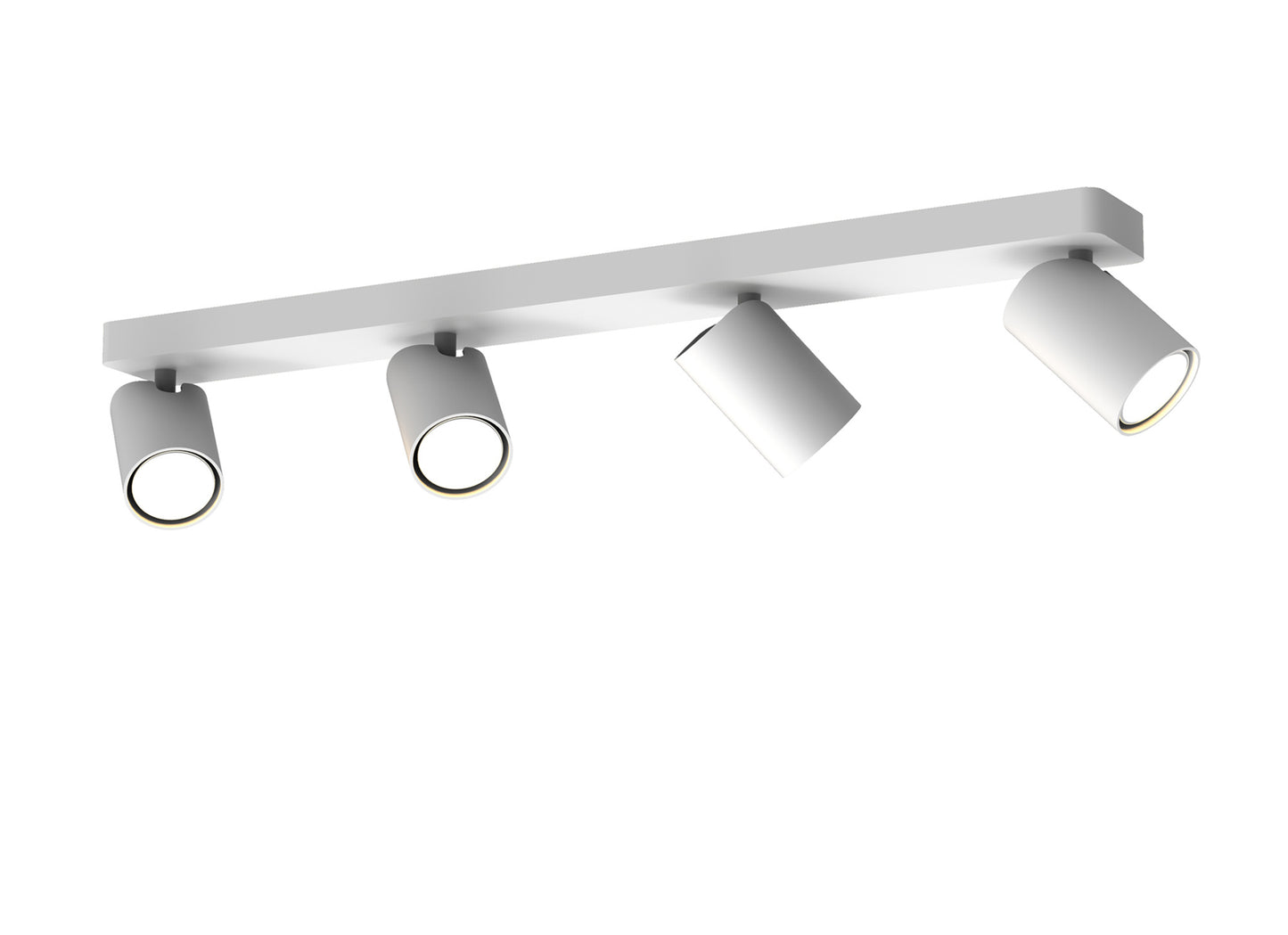 Sal Linear 4 Light Spotlight GU10, Matt White by Mantra