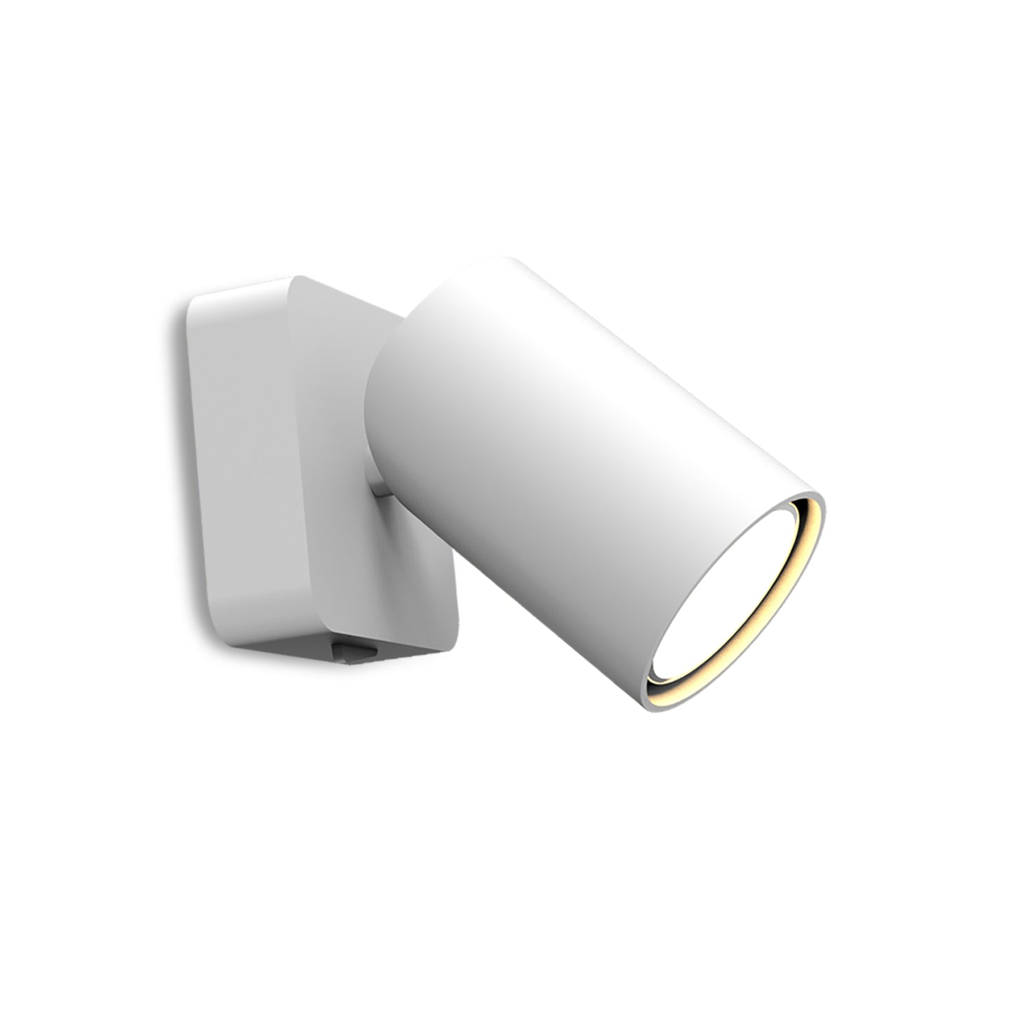 Sal 1 Light Switched Wall Light GU10, Matt White by Mantra