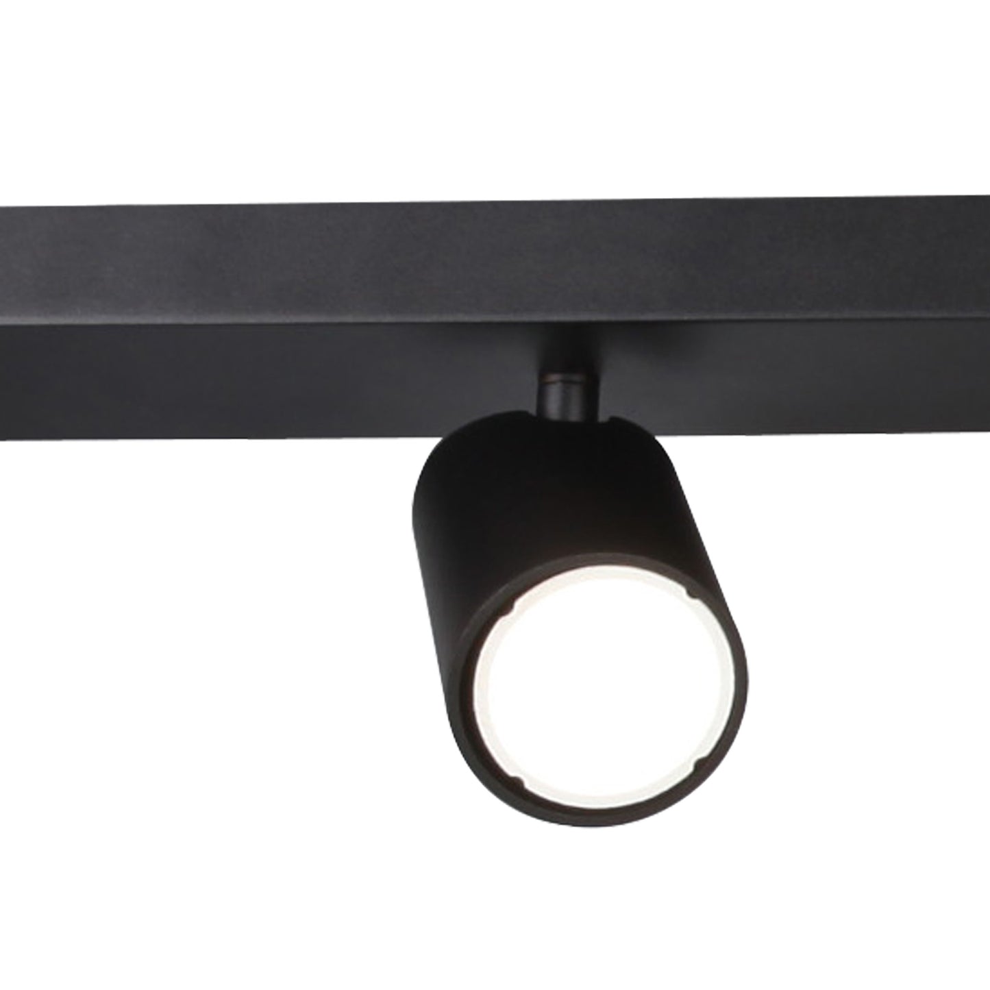 Sal Linear 4 Light Spotlight GU10, Matt Black by Mantra