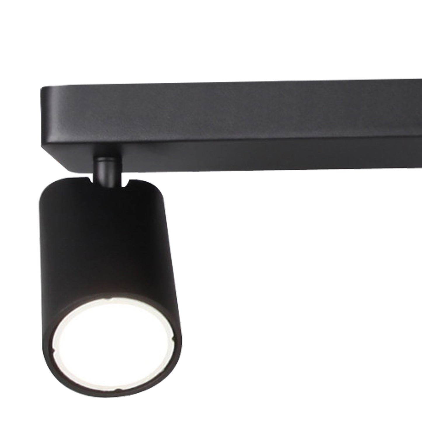 Sal Linear 3 Light Spotlight GU10, Matt Black by Mantra