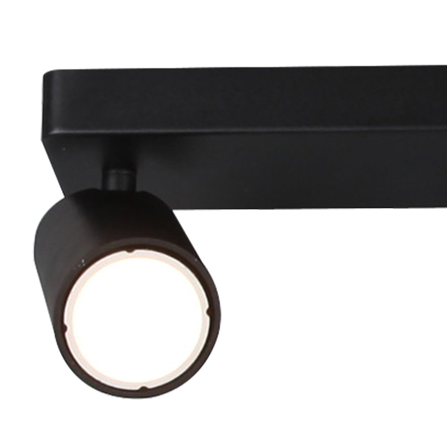 Sal Linear 2 Light Spotlight GU10, Matt Black by Mantra