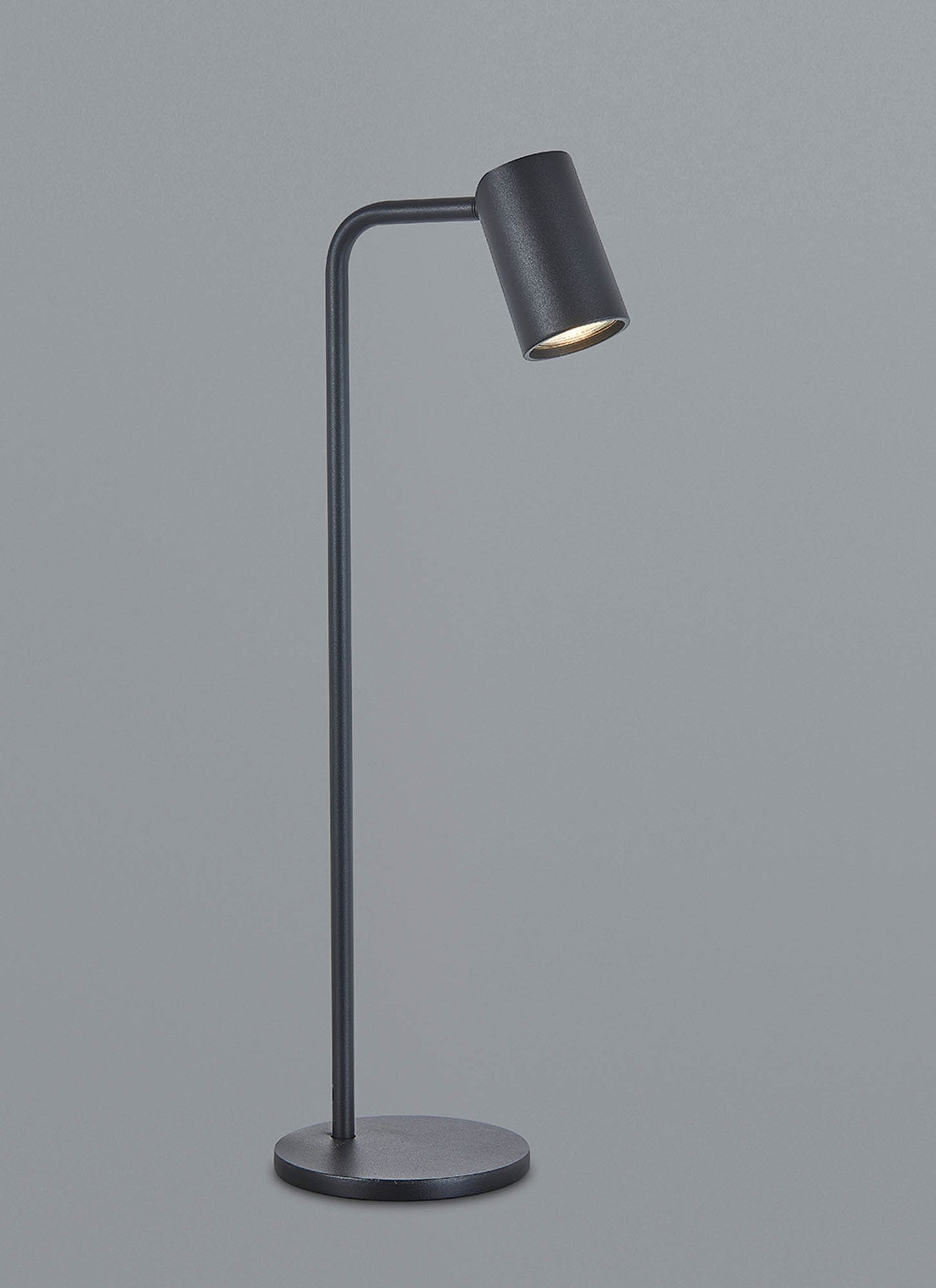 Sal Tall Table Lamp With Inline Switch 1 Light GU10, Matt Black by Mantra