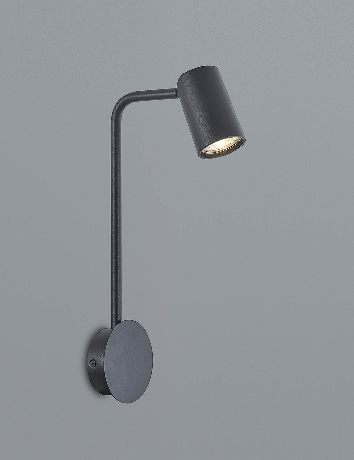 Sal Wall Lamp 1 Light GU10, Matt Black by Mantra