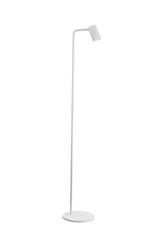 Sal Floor Lamp 1 Light GU10, Matt White by Mantra