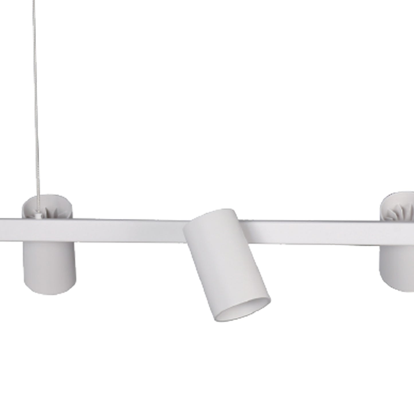 Sal 6 Light Linear Pendant Spotlight GU10, Matt White by Mantra