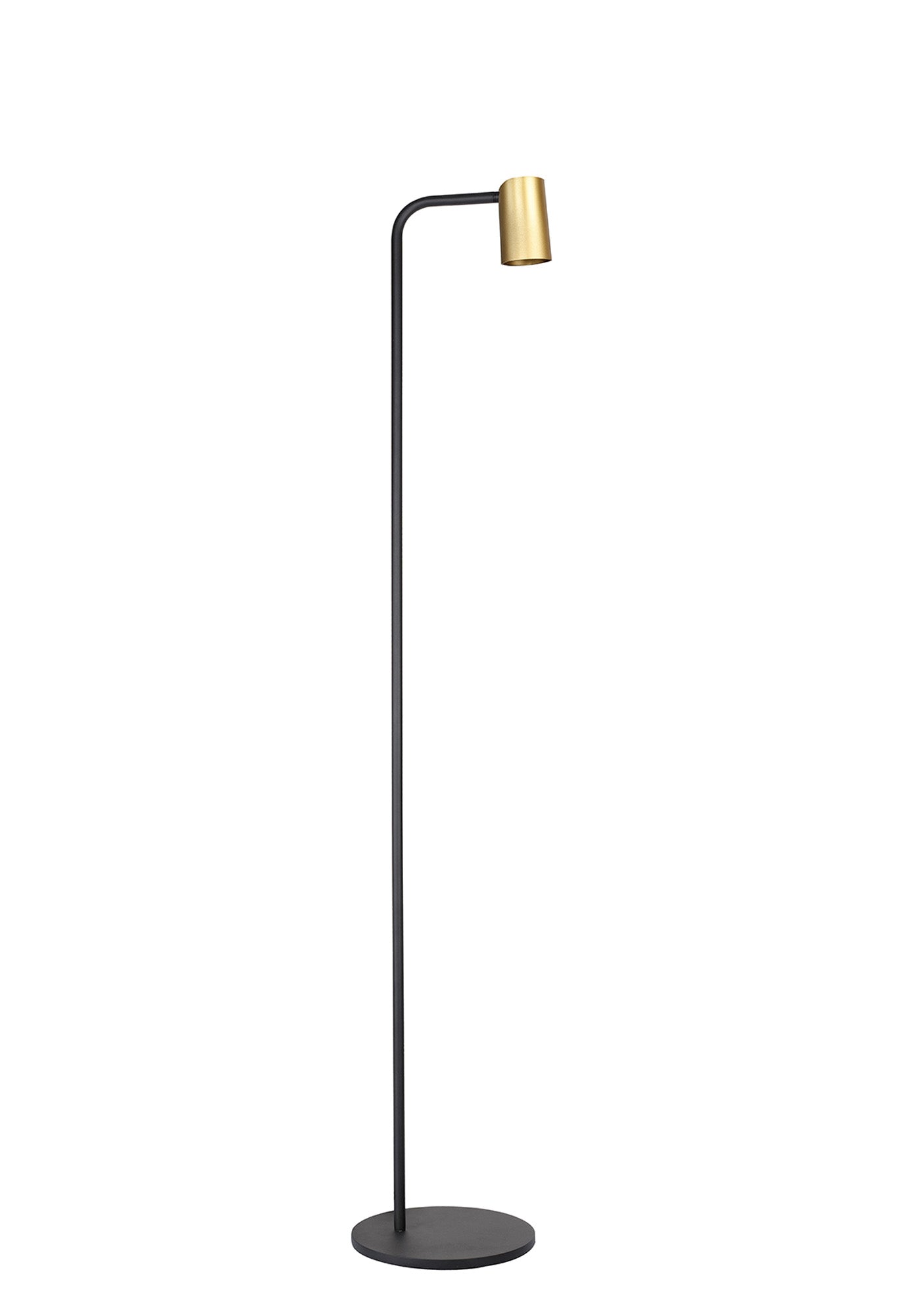 Sal Floor Lamp 1 Light GU10, Satin Gold/Matt Black by Mantra