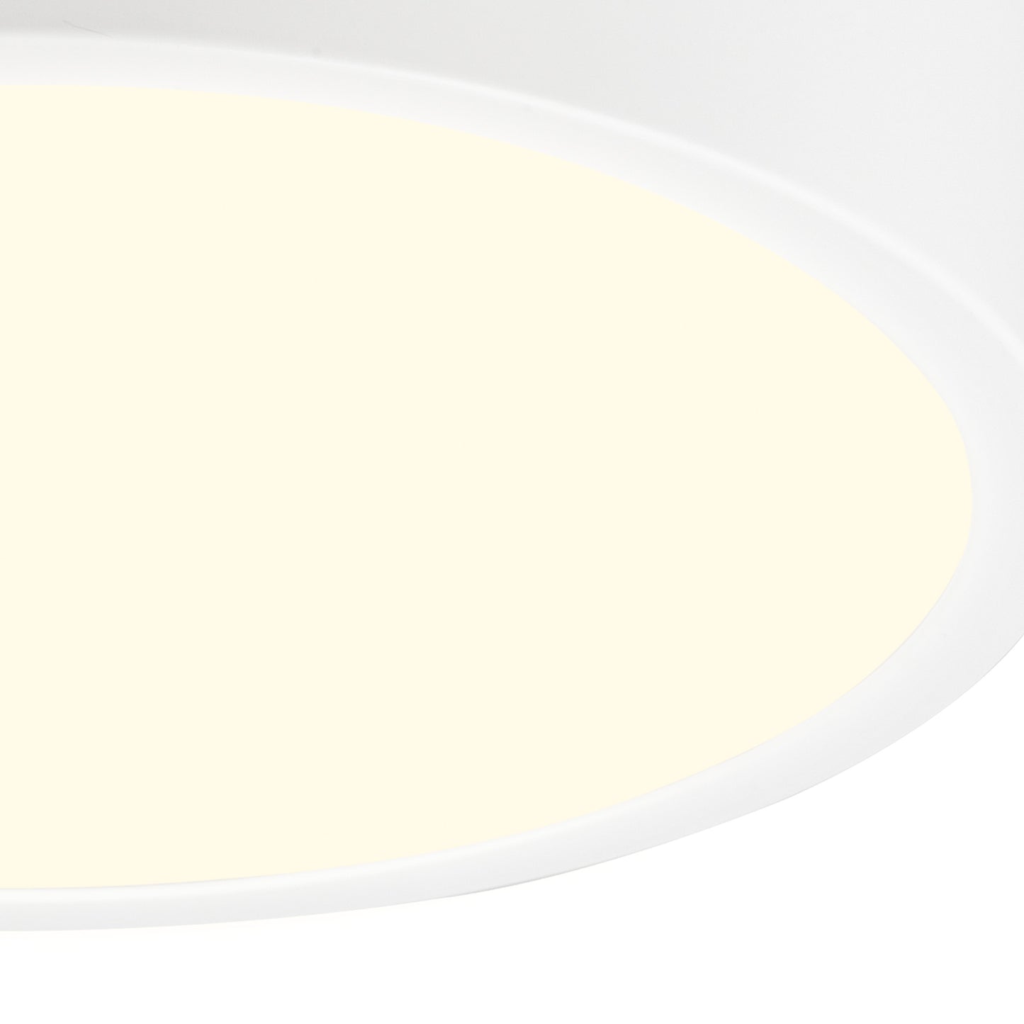 Saona 12cm Round LED Surface Flush Fitting,8W,3000K,680lm,Matt White/Frosted Acrylic,3yrs Warranty by Mantra