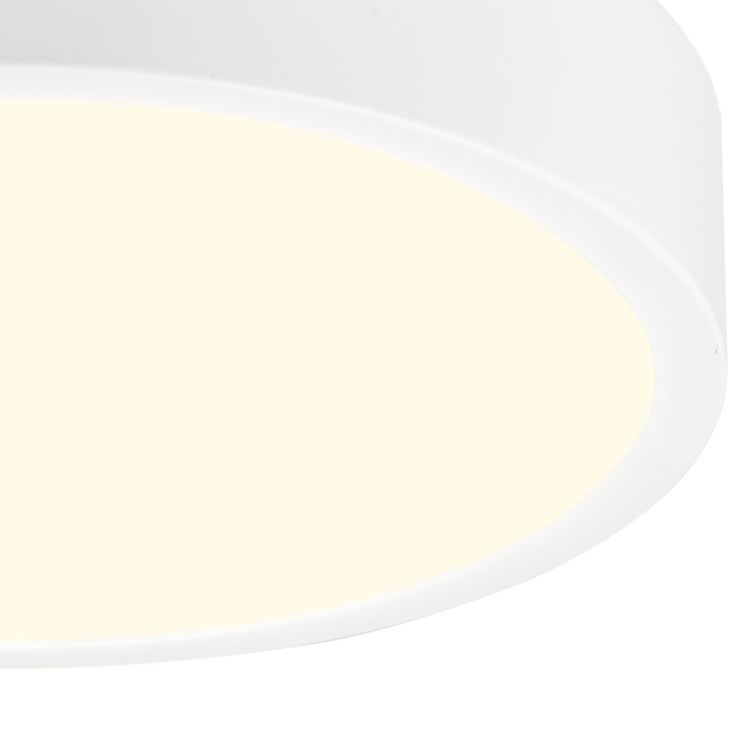 Saona 17cm Round LED Surface Flush Fitting,14W,3000K,1190lm,Matt White/Frosted Acrylic,3yrs Warranty by Mantra