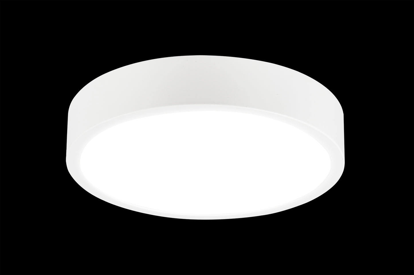 Saona 17cm Round LED Surface Flush Fitting,14W,4000K,1260lm,Matt White/Frosted Acrylic,3yrs Warranty by Mantra