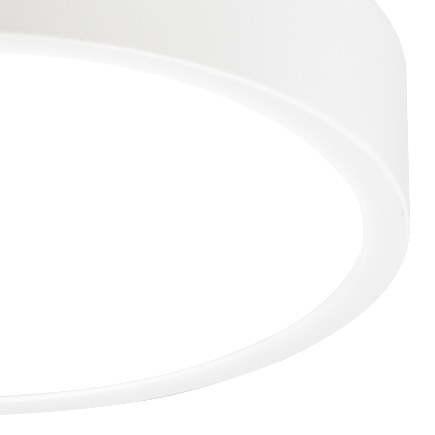 Saona 22.5cm Round LED Surface Flush Fitting,24W,4000K,2160lm,Matt White/Frosted Acrylic,3yrs Warranty by Mantra