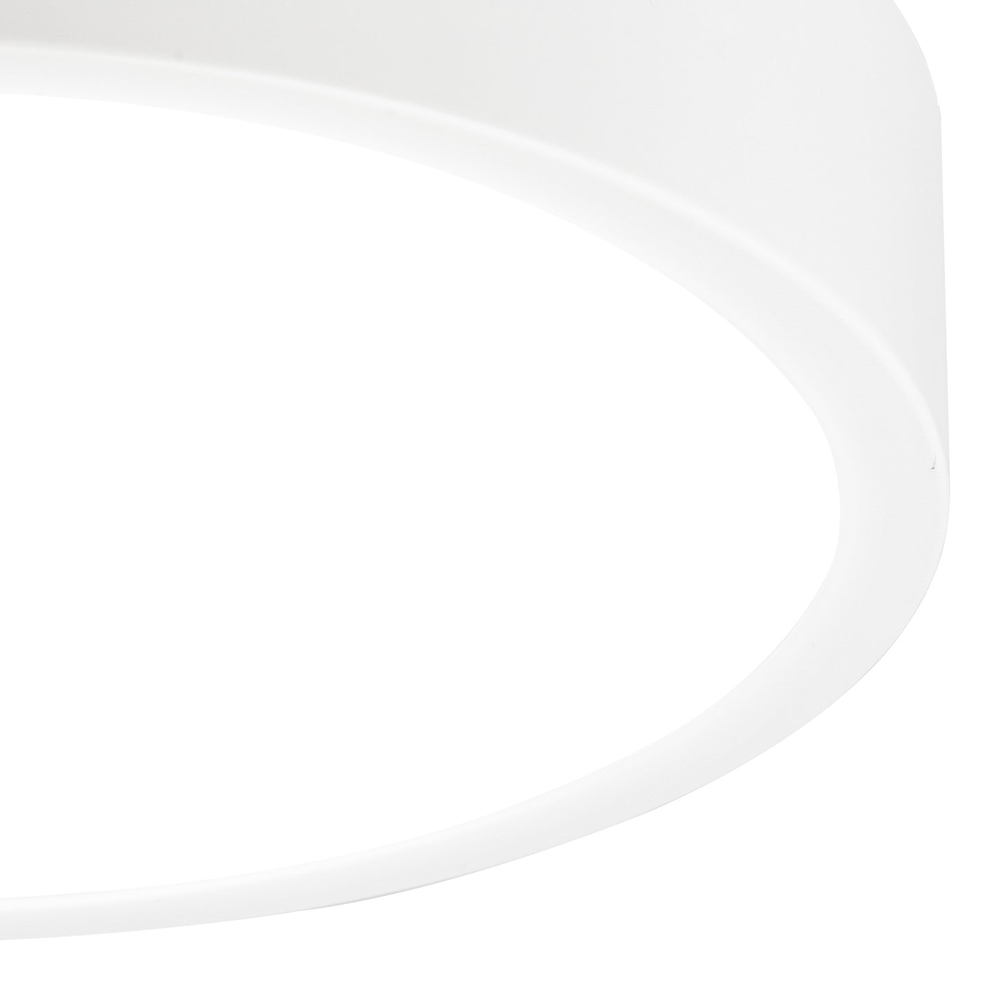 Saona 30cm Round LED Surface Flush Fitting,30W,4000K,2700lm,Matt White/Frosted Acrylic,3yrs Warranty by Mantra