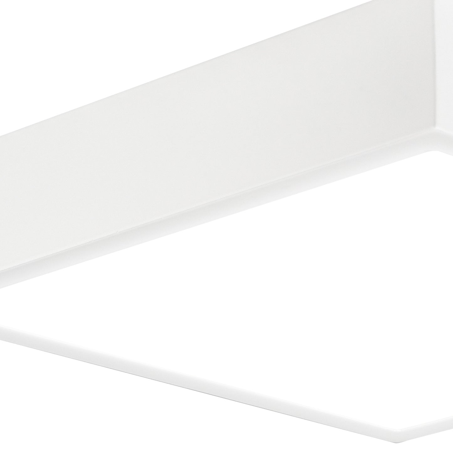 Saona 17cm Square LED Surface Flush Fitting,14W,4000K,1260lm,Matt White/Frosted Acrylic,3yrs Warranty by Mantra