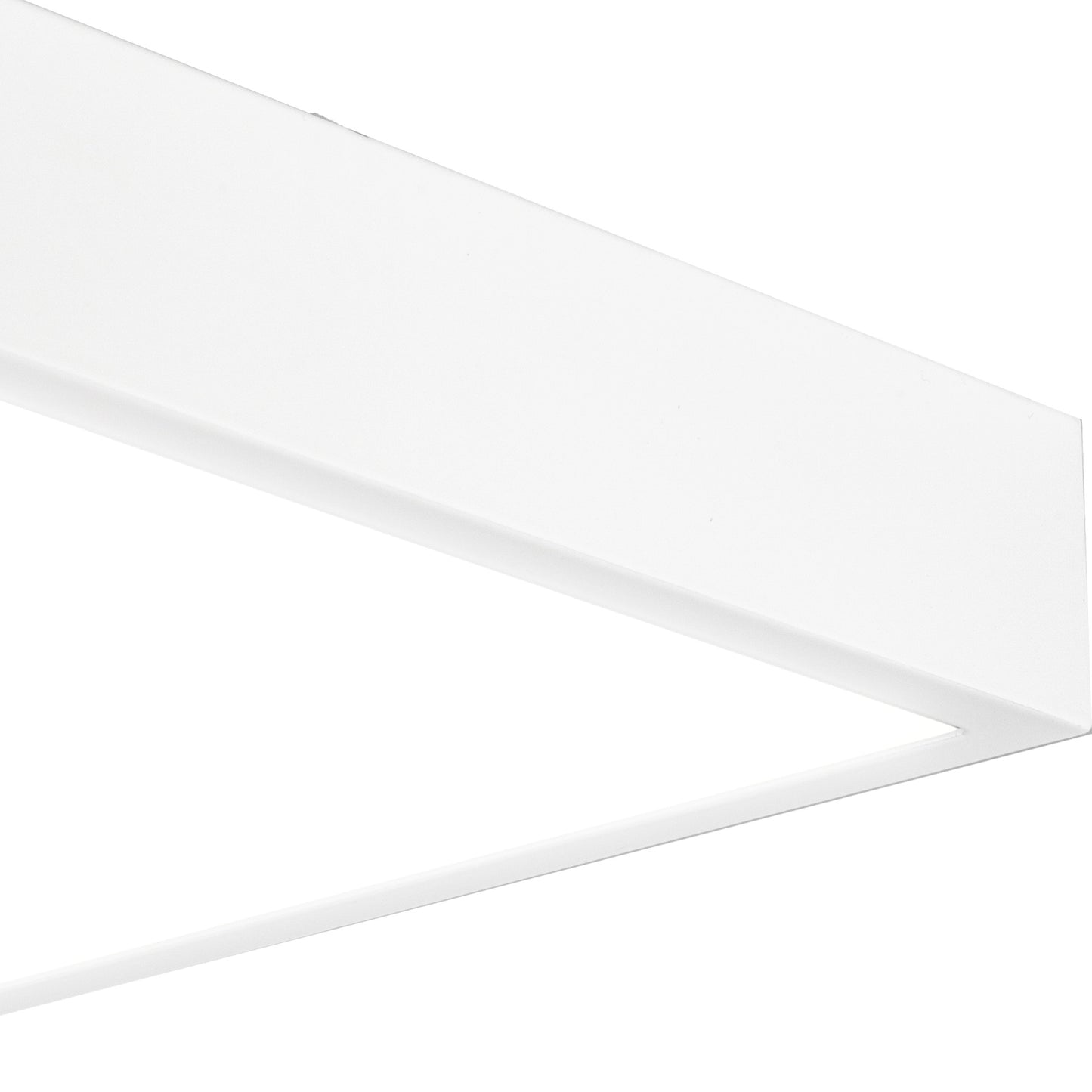 Saona 17cm Square LED Surface Flush Fitting,14W,4000K,1260lm,Matt White/Frosted Acrylic,3yrs Warranty by Mantra