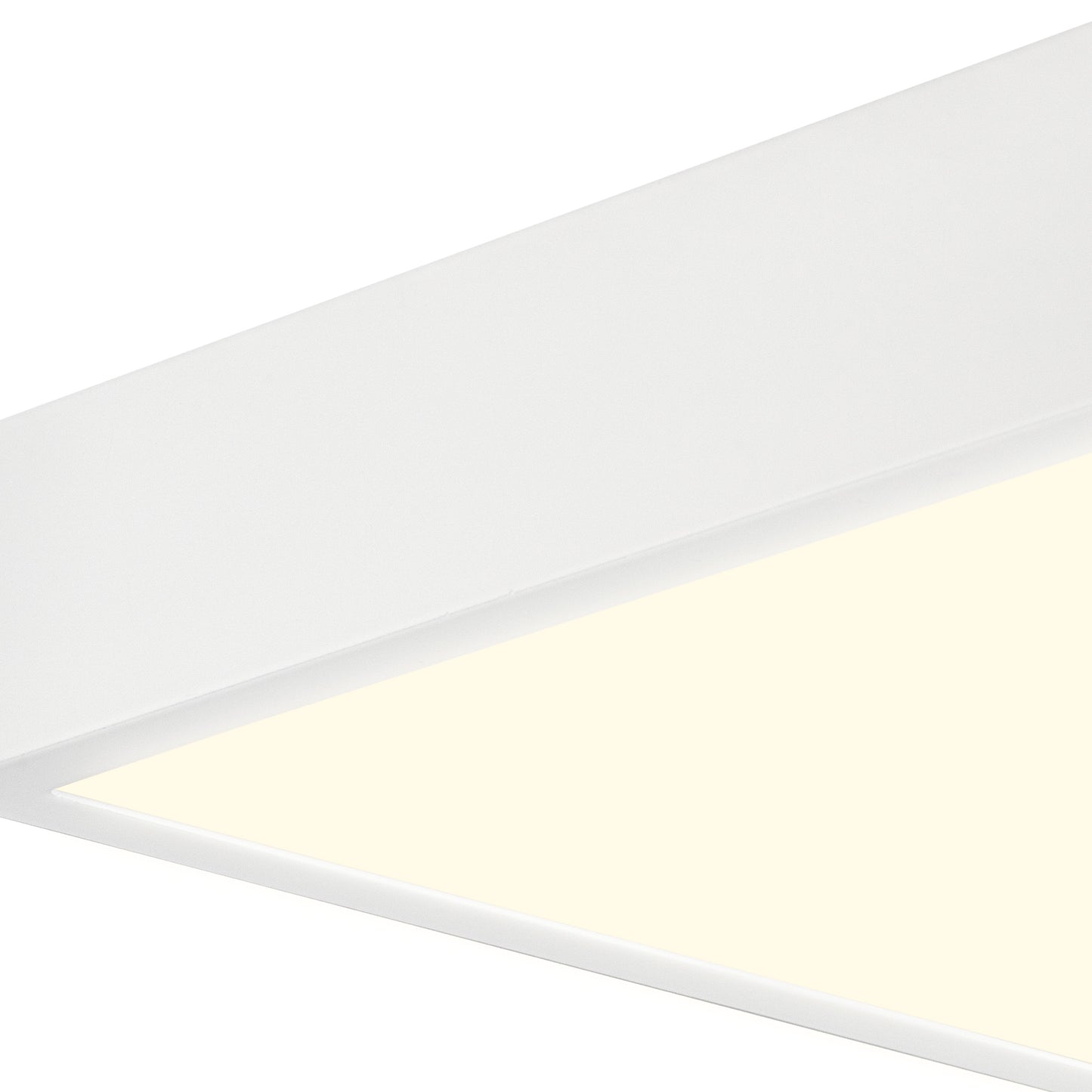 Saona 22.5cm Square LED Surface Flush Fitting,24W,3000K,2040lm,Matt White/Frosted Acrylic,3yrs Warranty by Mantra