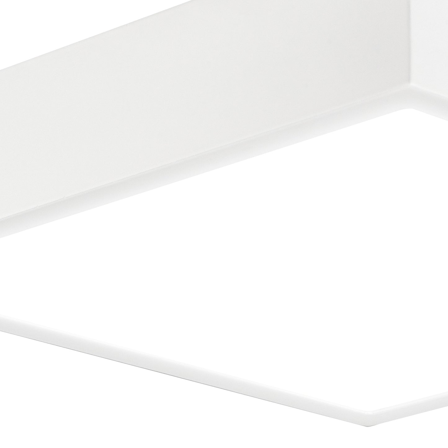 Saona 30cm Square LED Surface Flush Fitting,30W,4000K,2700lm,Matt White/Frosted Acrylic,3yrs Warranty by Mantra