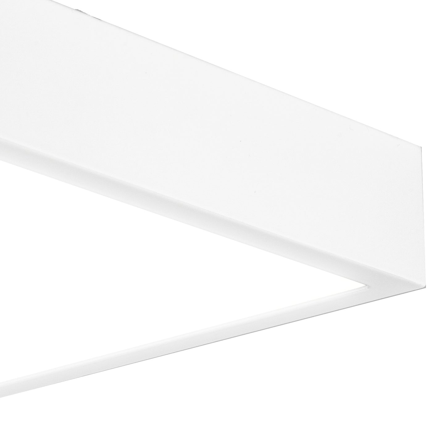 Saona 30cm Square LED Surface Flush Fitting,30W,4000K,2700lm,Matt White/Frosted Acrylic,3yrs Warranty by Mantra