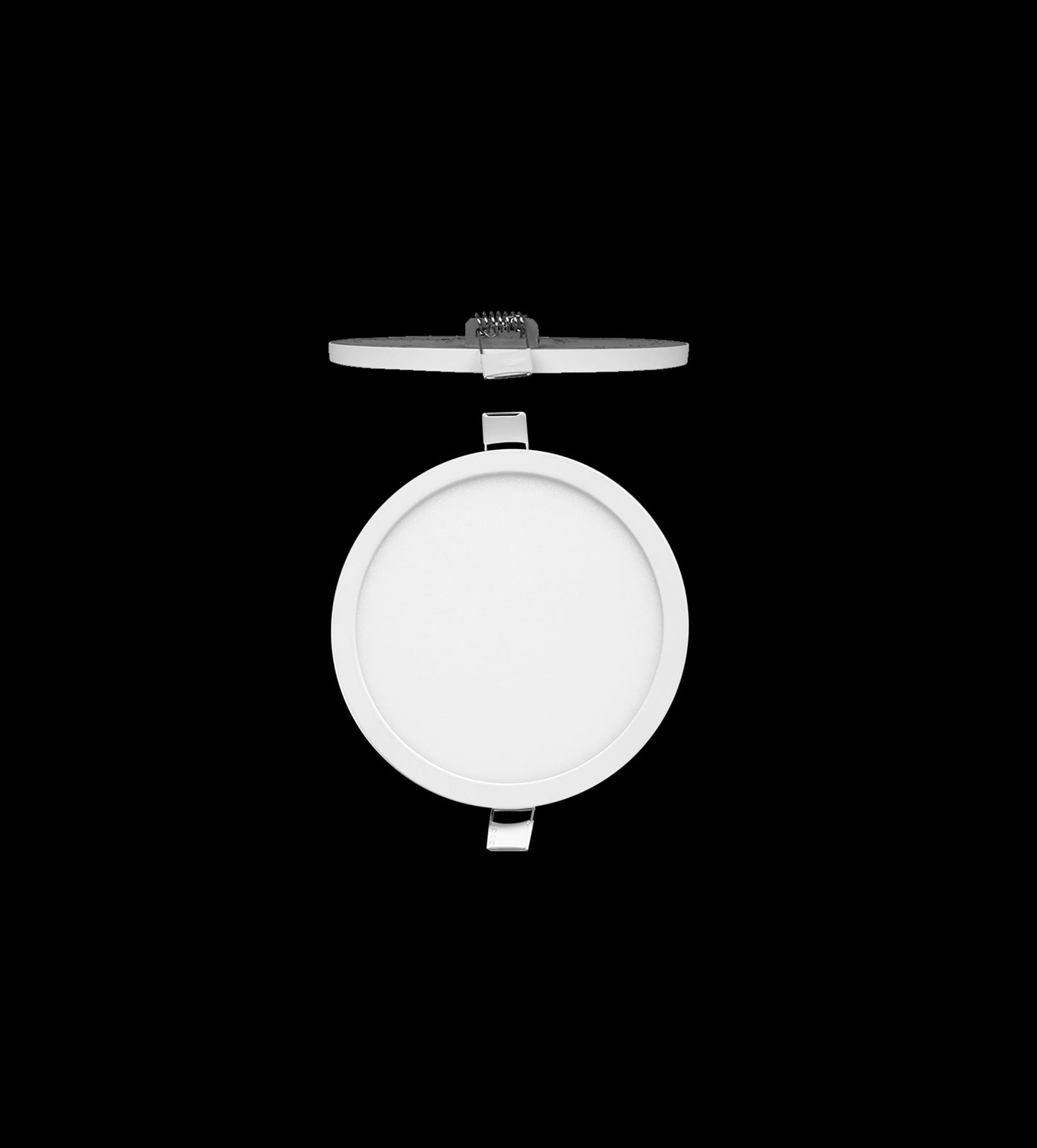 Saona 9cm Round LED Recessed Ultra Slim Downlight, 6W, 4000K, 540lm, Matt White/Frosted Acrylic, Driver Included, 3yrs Warranty by Mantra