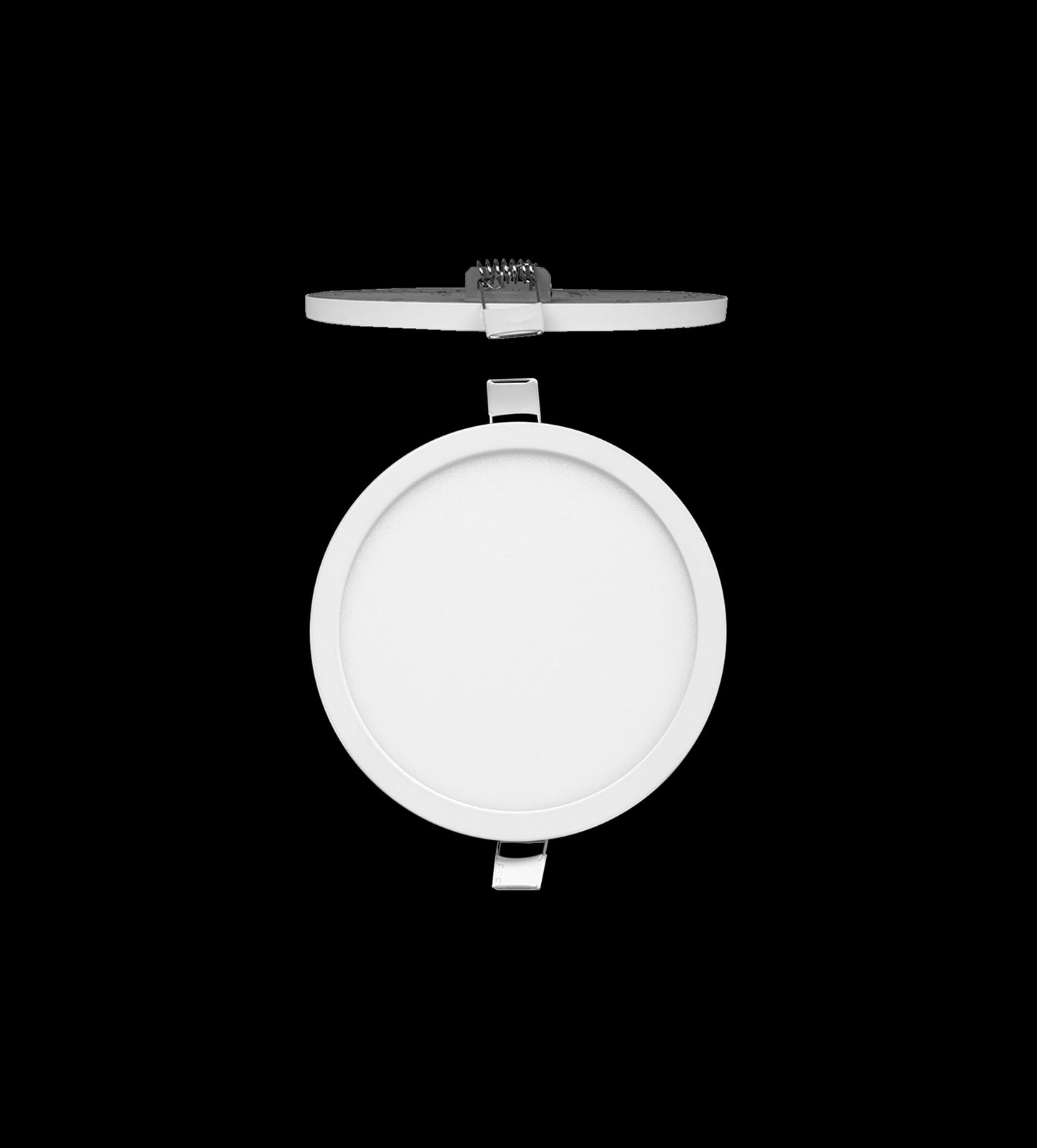 Saona 14.5cm Round LED Recessed Ultra Slim Downlight, 12W, 4000K, 1080lm, Matt White/Frosted Acrylic, Driver Included, 3yrs Warranty by Mantra