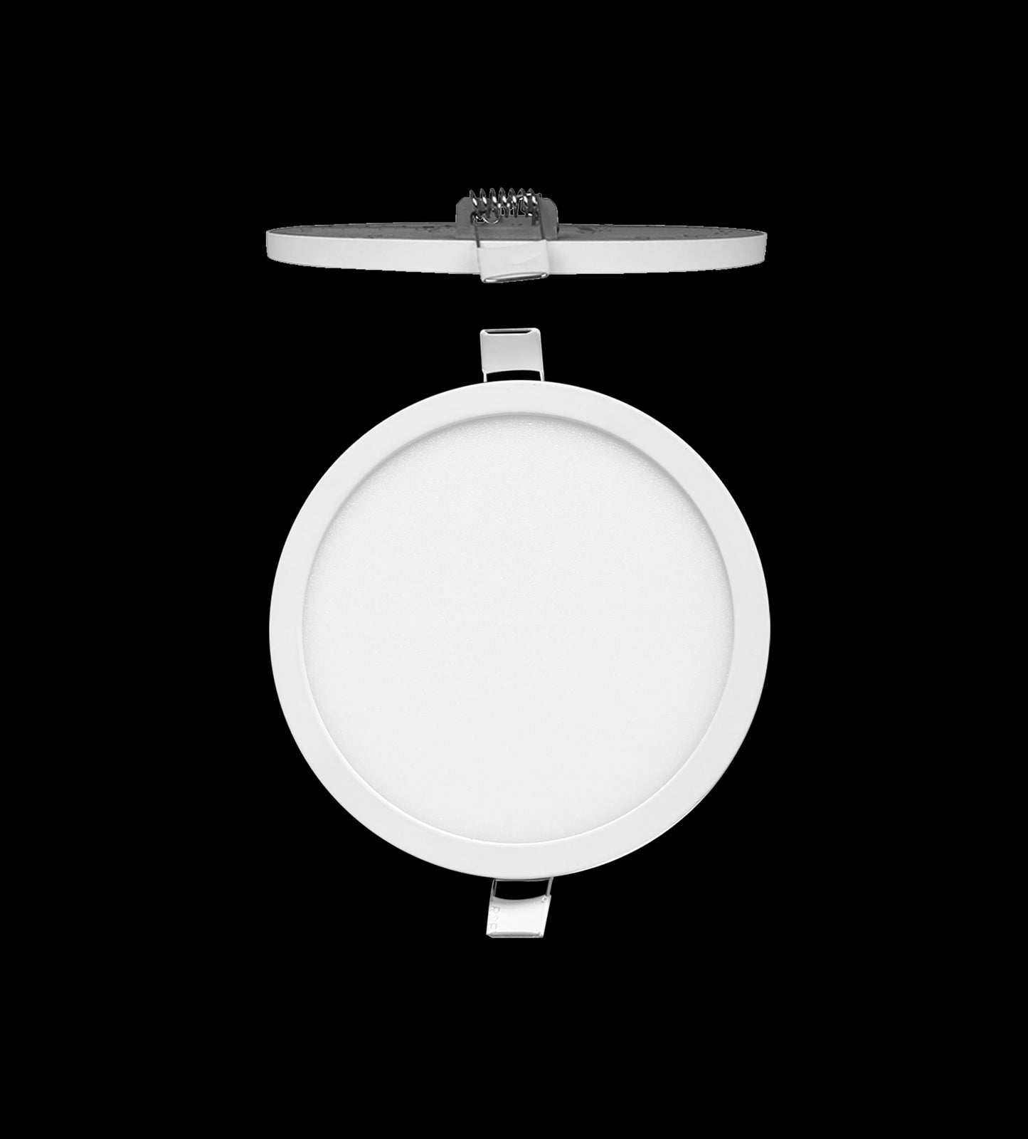 Saona 17.5cm Round LED Recessed Ultra Slim Downlight, 18W, 4000K, 1620lm, Matt White/Frosted Acrylic, Driver Included, 3yrs Warranty by Mantra