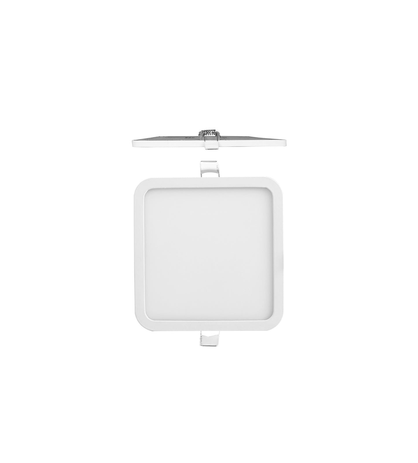 Saona 14.5cm Square Recessed Ultra Slim Downlight, 12W LED 4000K, 1080lm, Matt White, Driver Included, 3yrs Warranty by Mantra