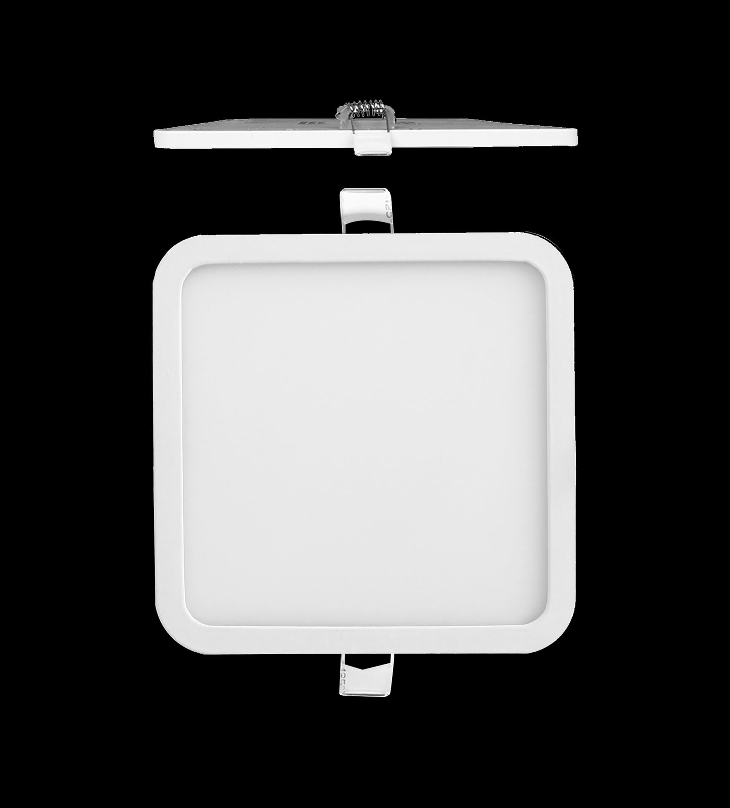 Saona 22.5cm Square Recessed Ultra Slim Downlight, 24W LED 4000K, 2200lm, Matt White, Driver Included, 3yrs Warranty by Mantra