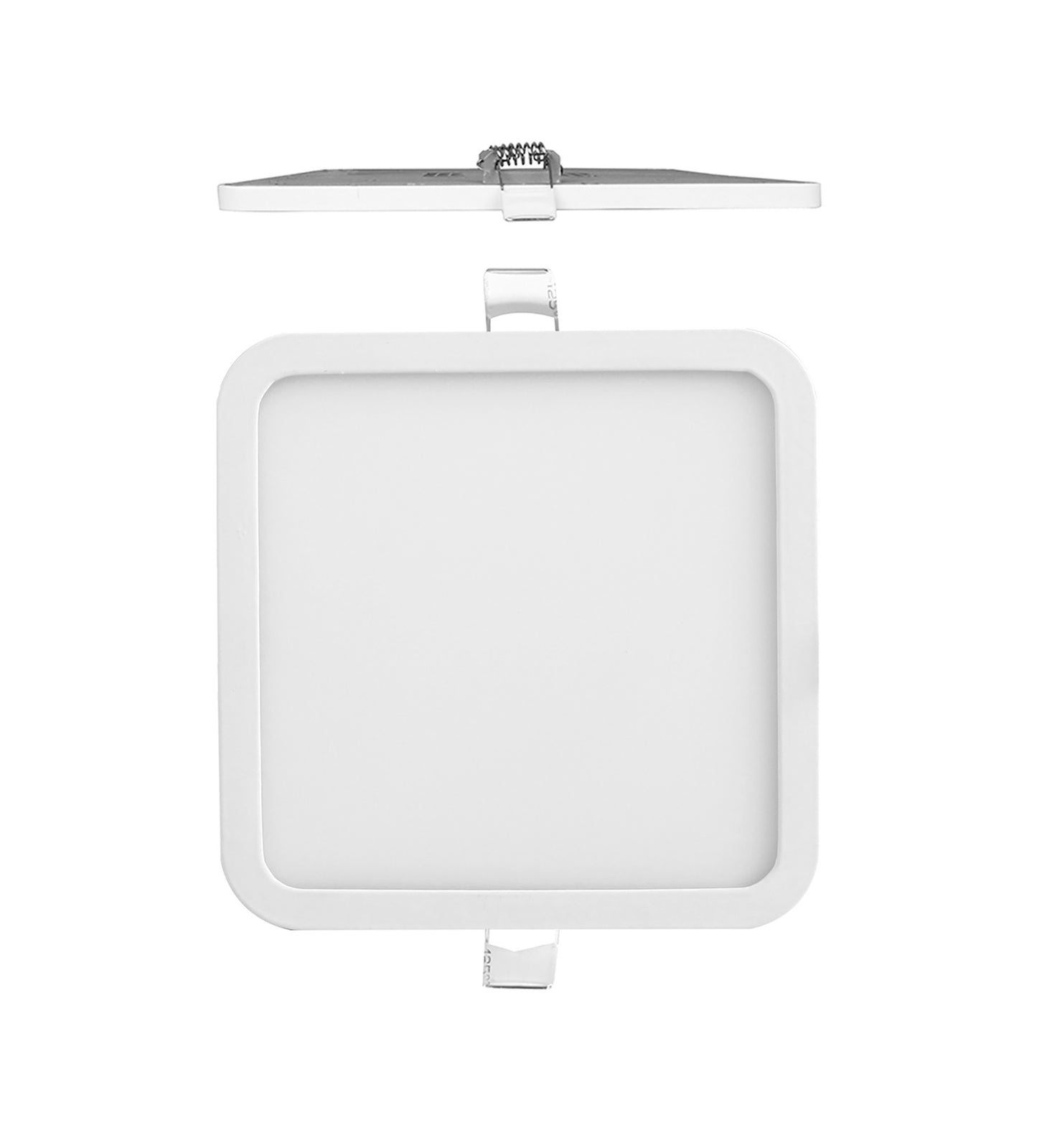 Saona 22.5cm Square Recessed Ultra Slim Downlight, 24W LED 4000K, 2200lm, Matt White, Driver Included, 3yrs Warranty by Mantra