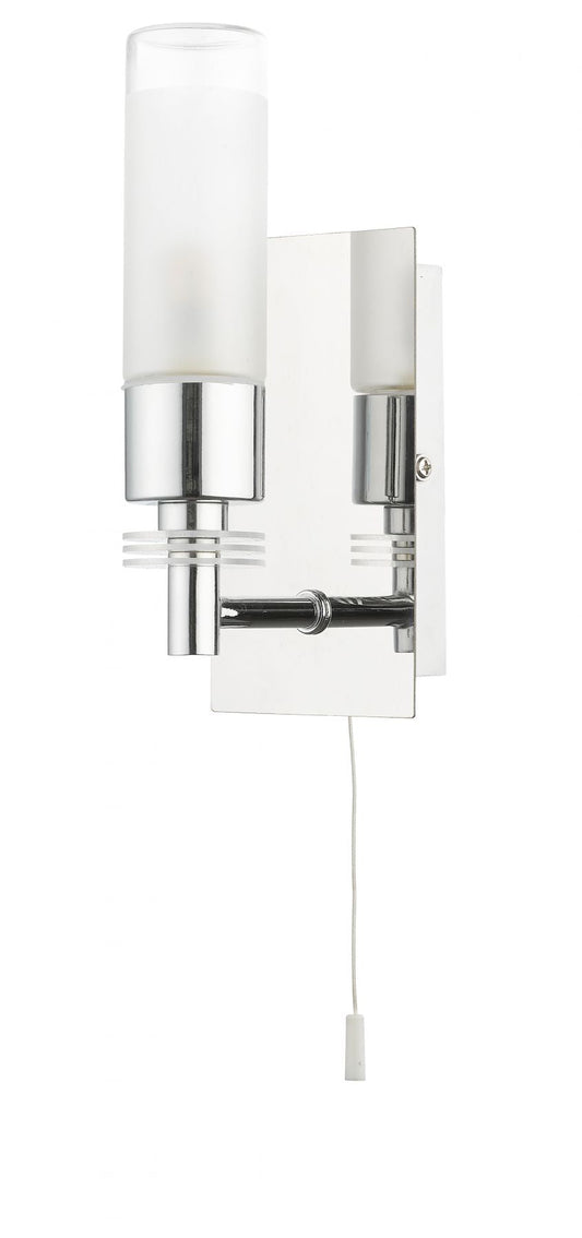 Saturn 1 Light Bathroom Wall Light Polished Chrome