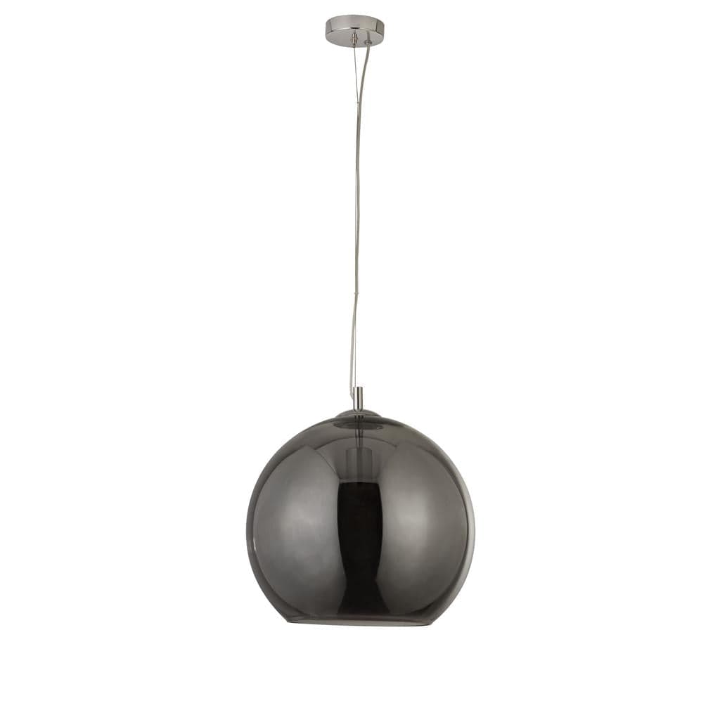 Searchlight Balls  Pendant  - Chrome Metal & Smoked Glass 1635SM