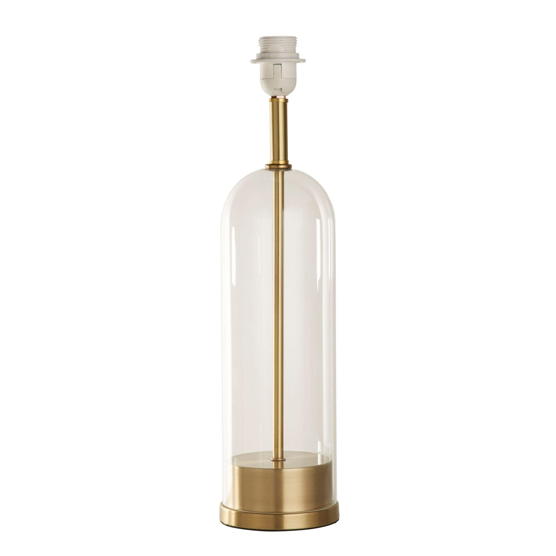 Searchlight Base Only - Oxford Table Lamp - Brass Metal & Glass 81711PB