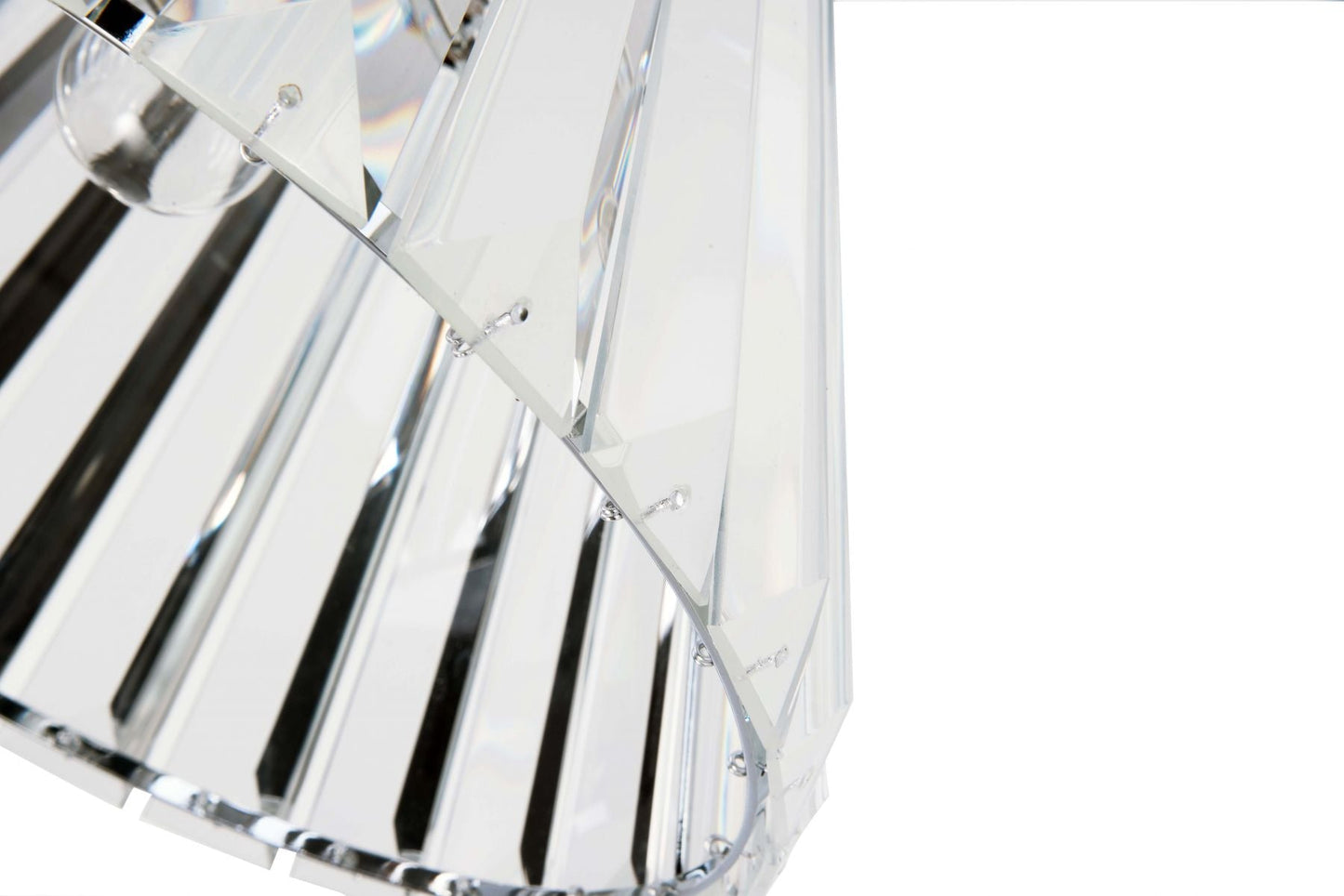 Senza 1 Light Polished Chrome Crystal Pendant