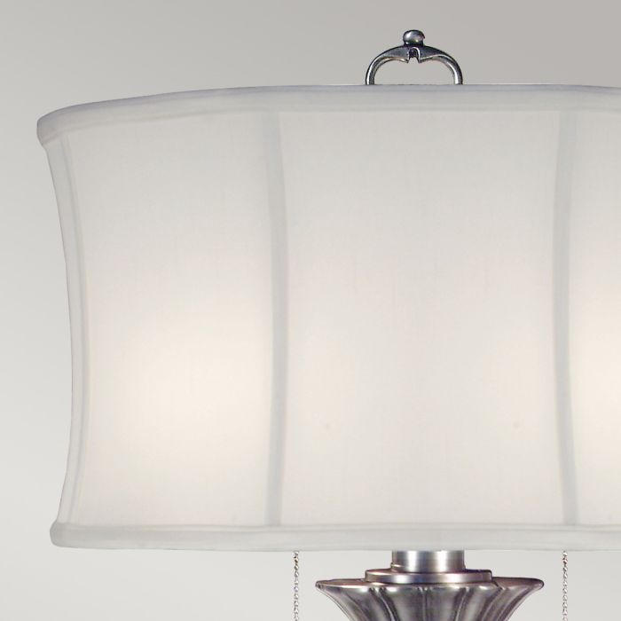 Presidential 2 Light Table Lamp - Pewter