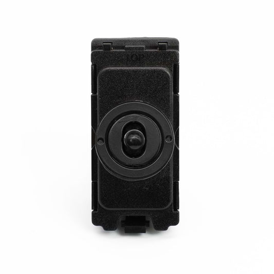 The Camden Collection Matt Black 20A 2 Way & Off CM-Grid Toggle Switch Module