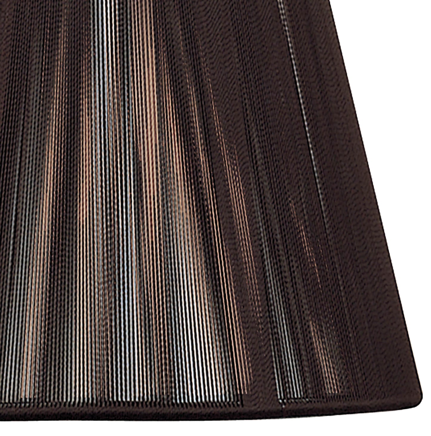 Clip On Silk String Shade Dark Brown 80/130mm x 110mm by Mantra
