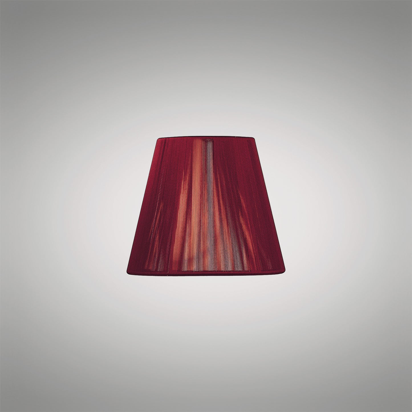 Clip On Silk String Shade Red Wine 80/130mm x 110mm by Mantra
