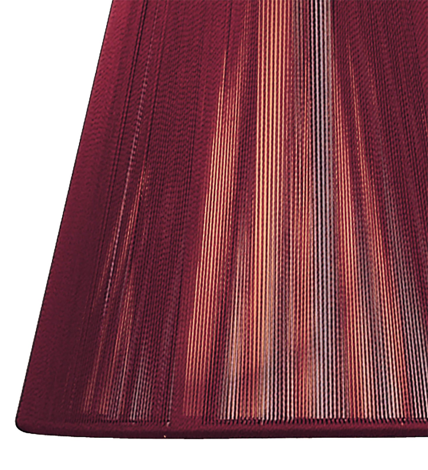 Clip On Silk String Shade Red Wine 80/130mm x 110mm by Mantra