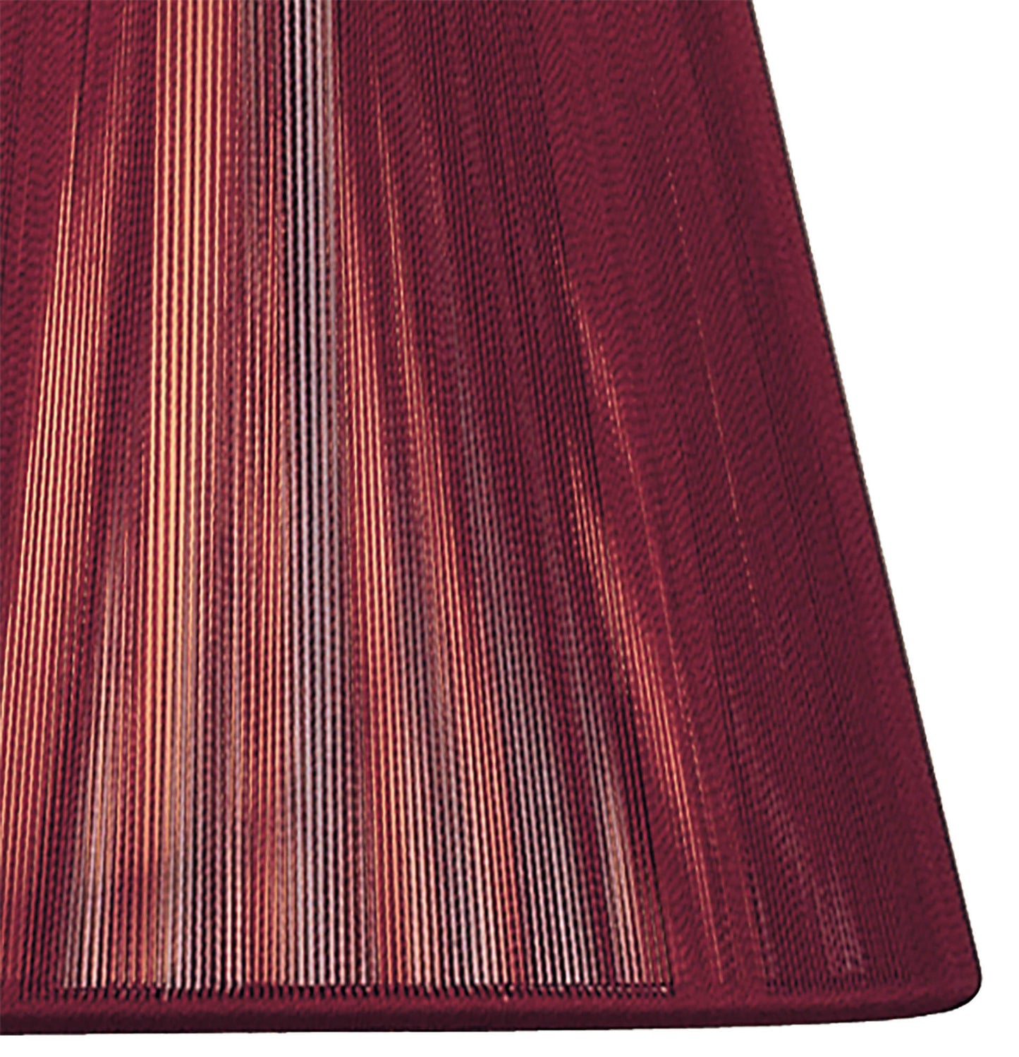 Clip On Silk String Shade Red Wine 80/130mm x 110mm by Mantra