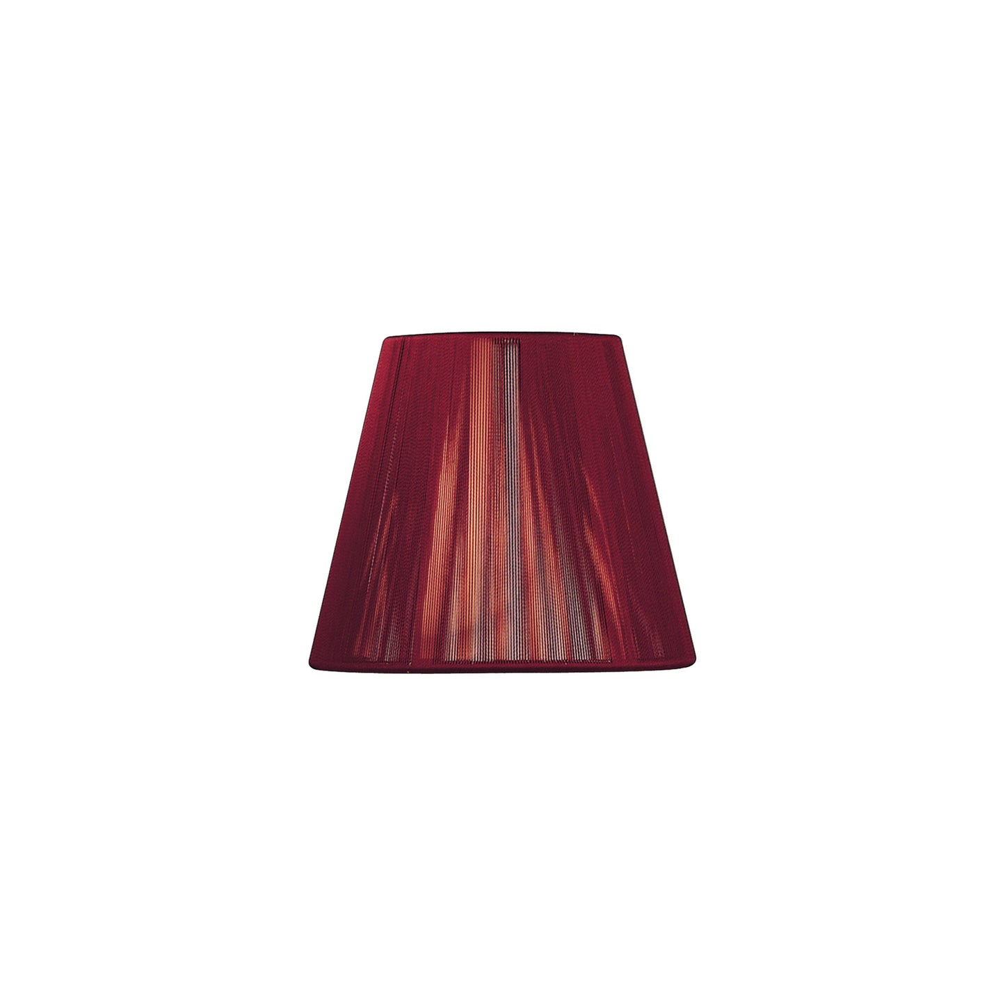 Clip On Silk String Shade Red Wine 80/130mm x 110mm by Mantra