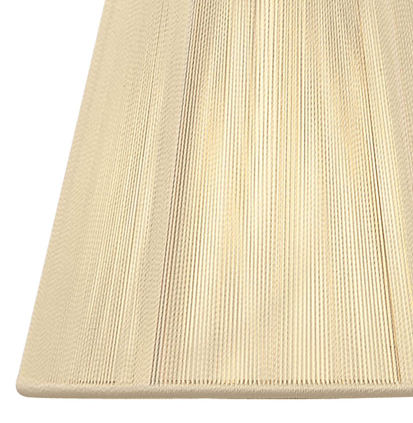 Clip On Silk String Shade Ivory Cream 80/130mm x 110mm by Mantra