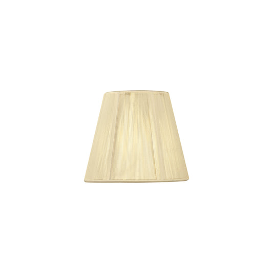 Clip On Silk String Shade Ivory Cream 80/130mm x 110mm by Mantra