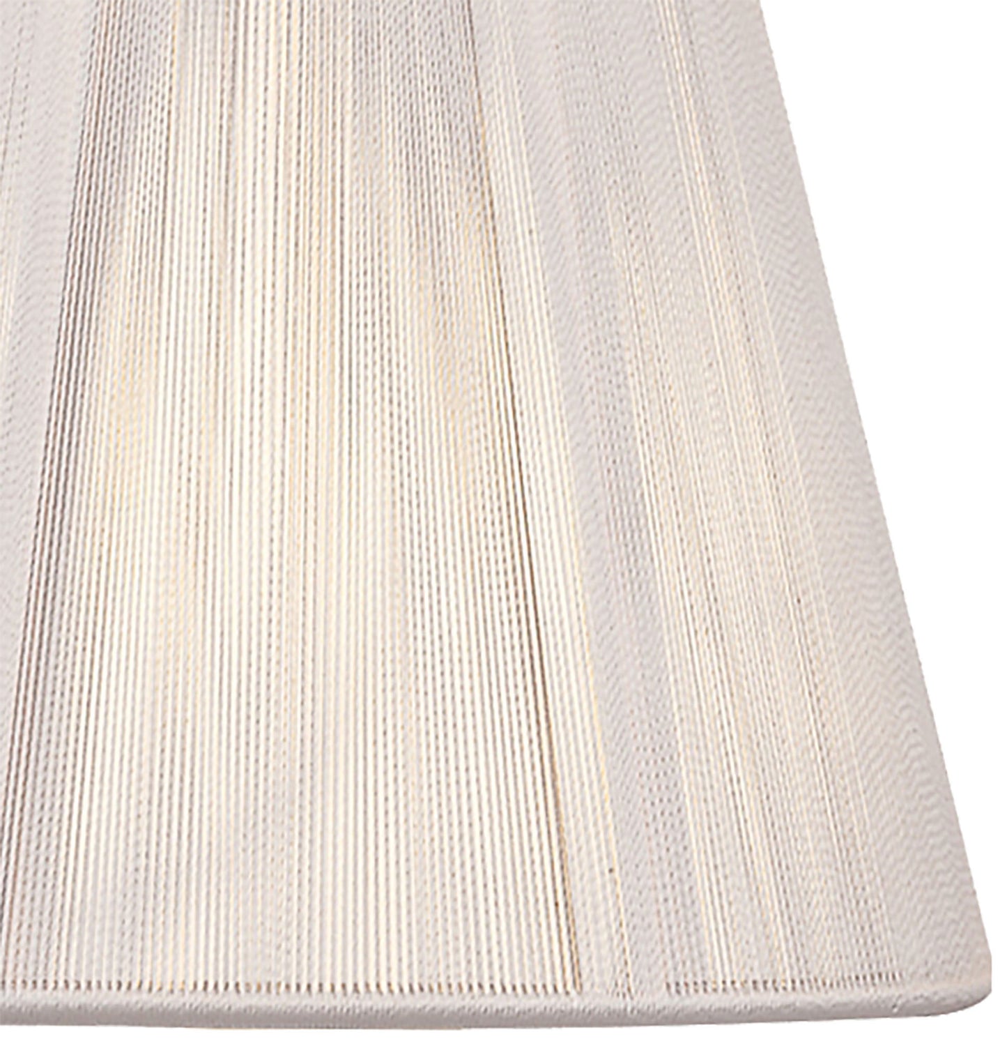 Clip On Silk String Shade Ivory White 80/130mm x 110mm by Mantra
