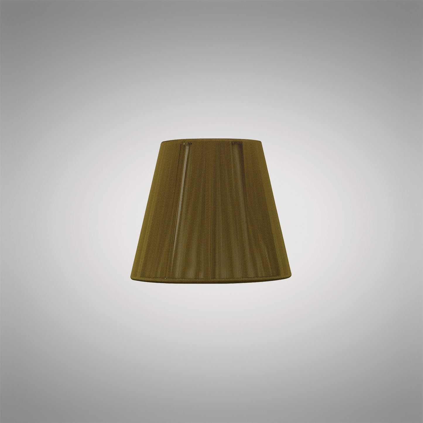 Clip On Silk String Shade Olive 80/130mm x 110mm by Mantra