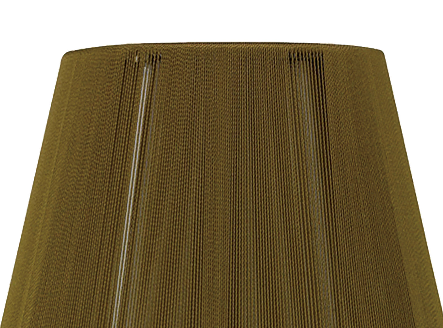 Clip On Silk String Shade Olive 80/130mm x 110mm by Mantra