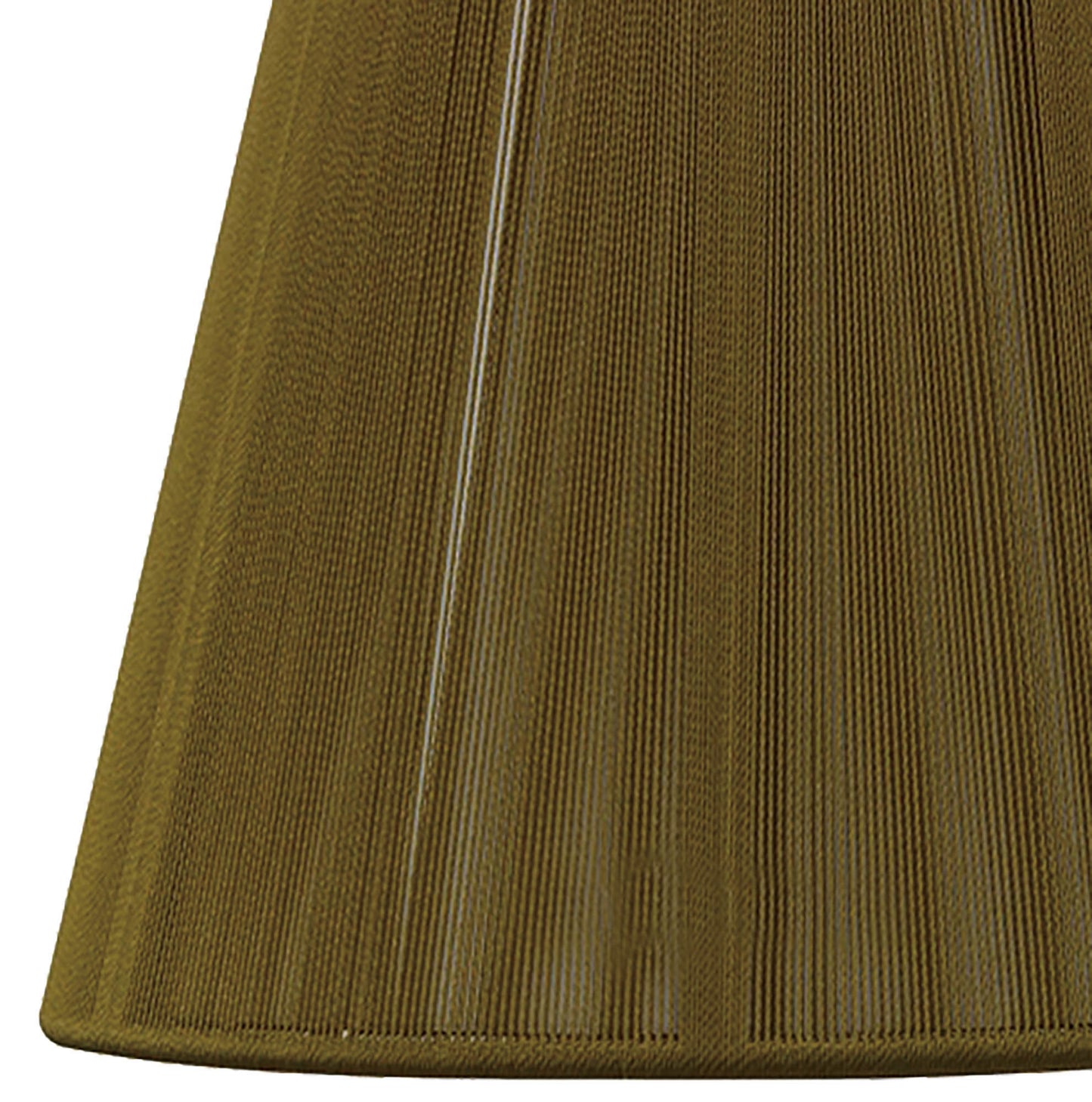 Clip On Silk String Shade Olive 80/130mm x 110mm by Mantra