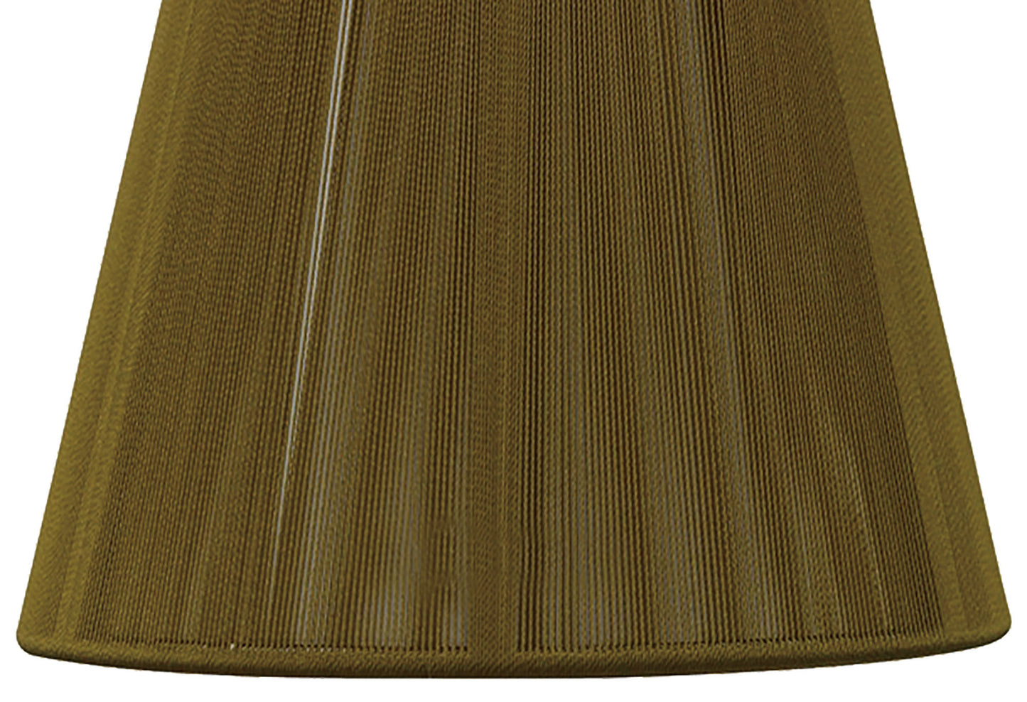 Clip On Silk String Shade Olive 80/130mm x 110mm by Mantra