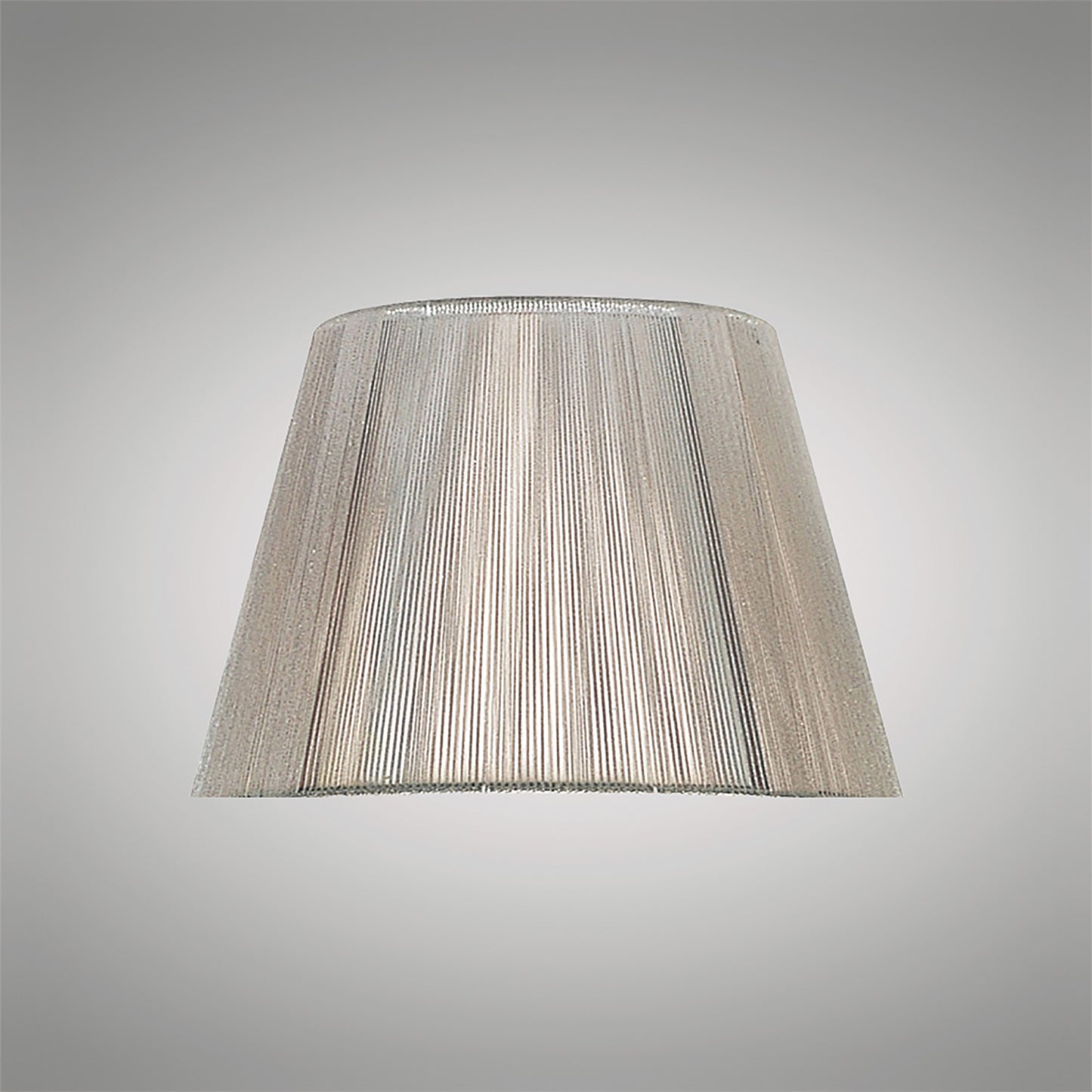 Silk String Shade Silver Grey 190/300mm x 200mm by Mantra