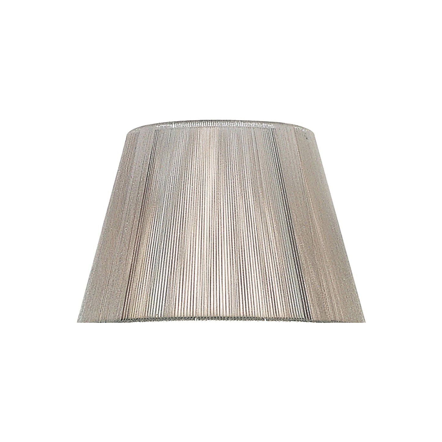 Silk String Shade Silver Grey 190/300mm x 200mm by Mantra